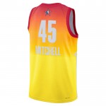 Maillot All-Star 2023 Team 2 Donovan Mitchell 45 Nike Orange Swingman - Homme